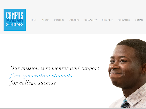 Make your organization’s mission clear as soon as visitors land on your site